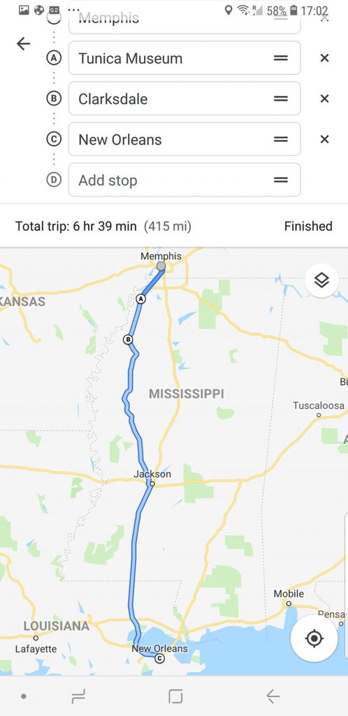 road trip planner google maps