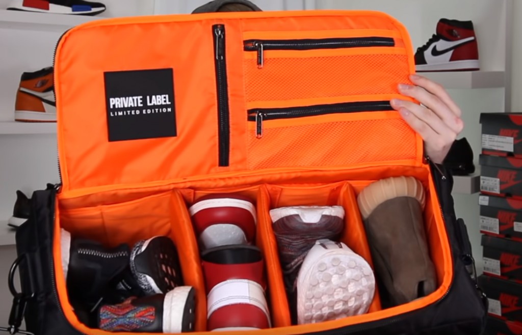 A Sneakers Duffel Bag