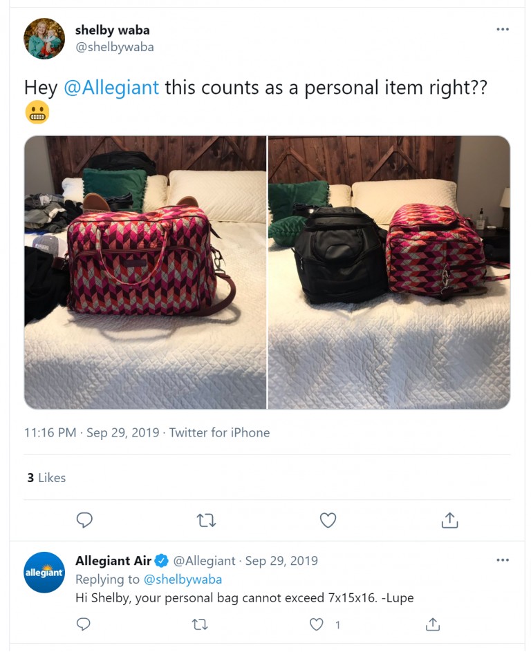 How Strict Is Allegiant With Personal Item Size Limits?