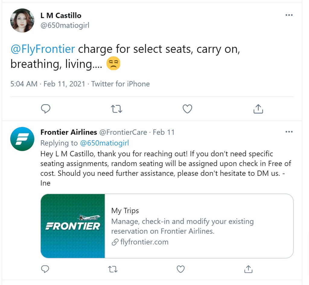 Things You Must Know When Flying Frontier Airlines